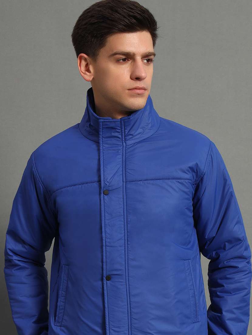 women long sleeves solid quilted jacket - 21649936 -  Standard Image - 3