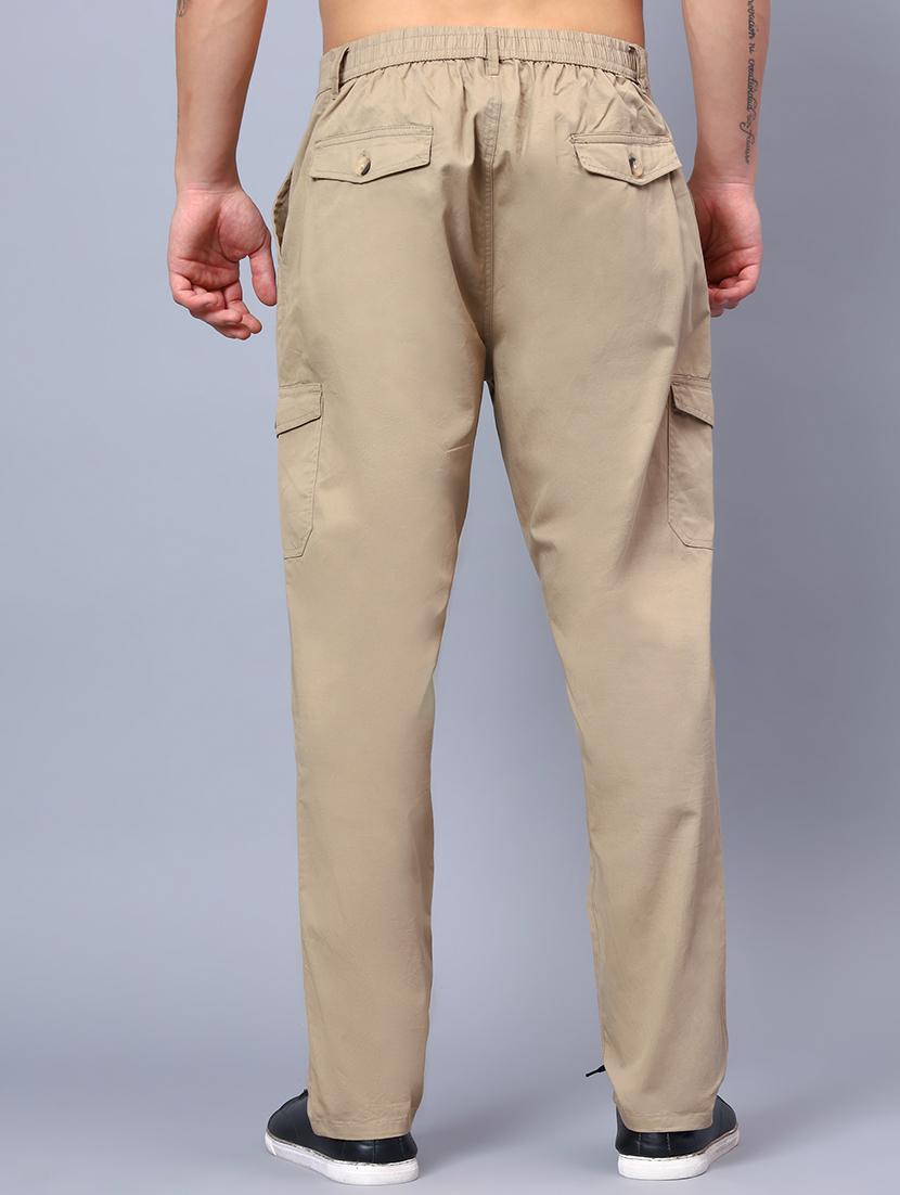 men mid rise solid cargo - 21650271 - Standard Image - 3