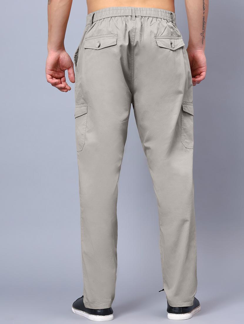 men mid rise solid cargo - 21650274 - Standard Image - 3