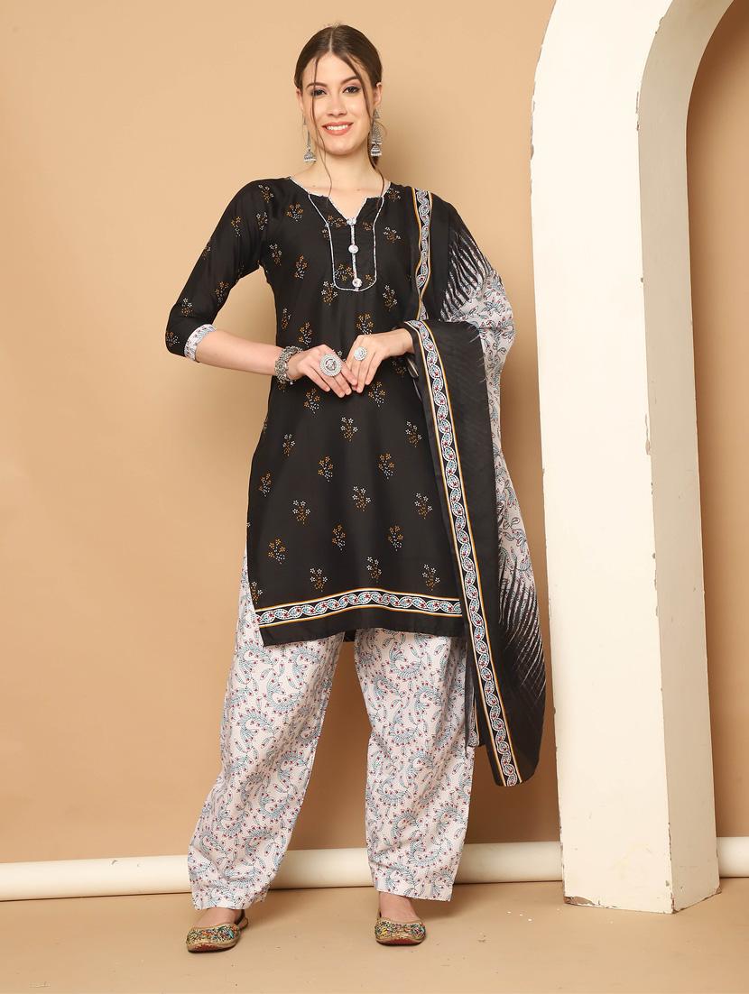 women floral printed kurta salwar set with dupatta - 21650294 - Zoom Image - 0
