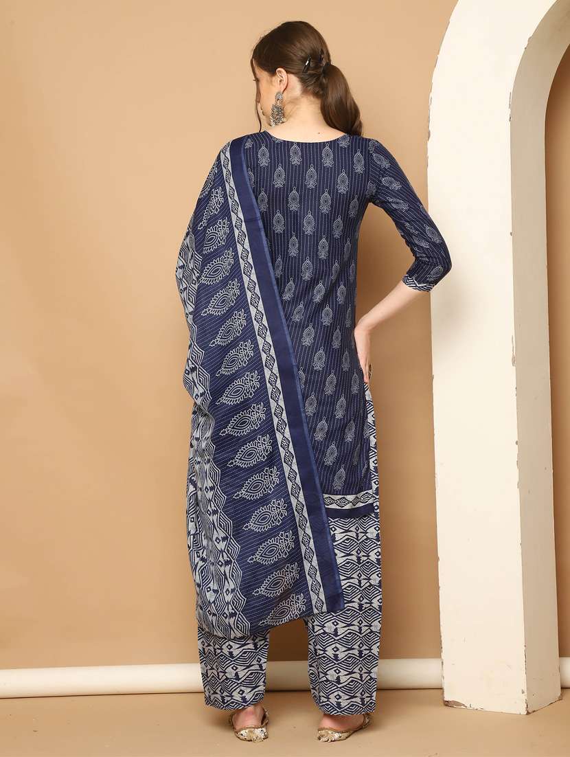 women printed kurta salwar set with dupatta - 21650310 -  Standard Image - 3