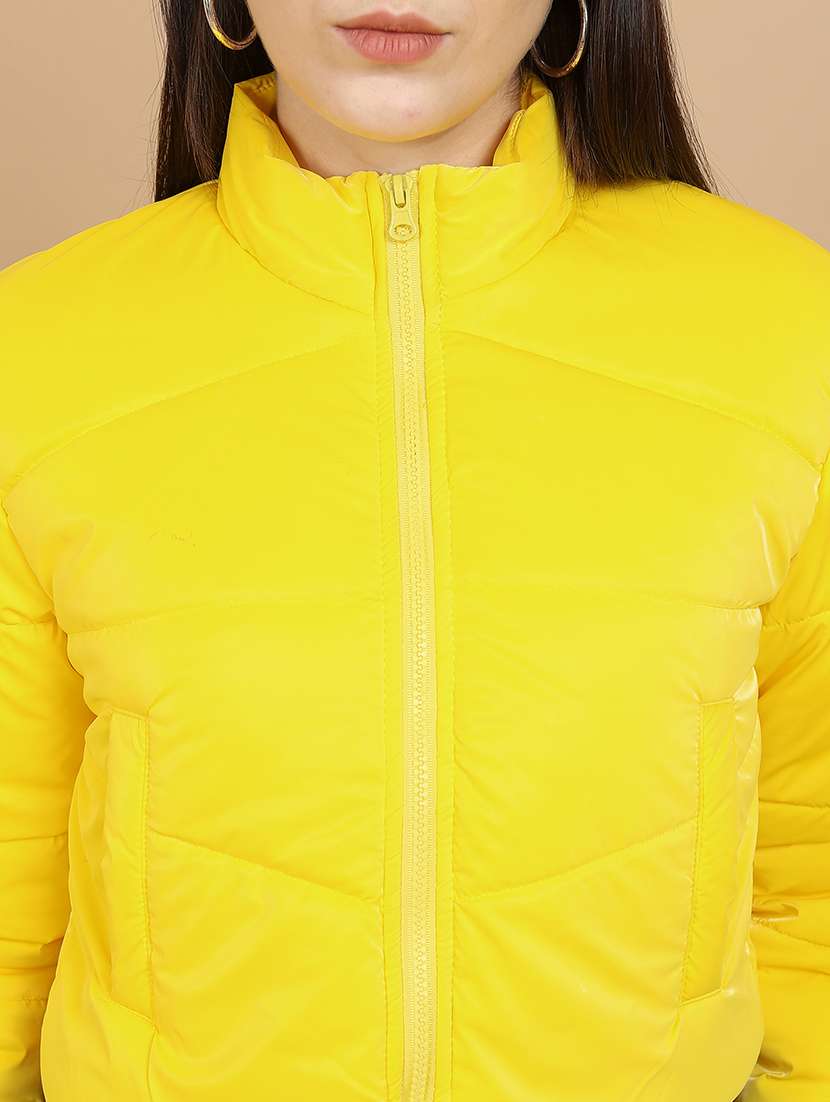yellow cotton blend regular jacket - 21650963 -  Standard Image - 3