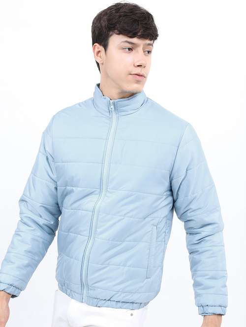 men solid sleeveless quilted jacket - 21651058 -  Standard Image - 0