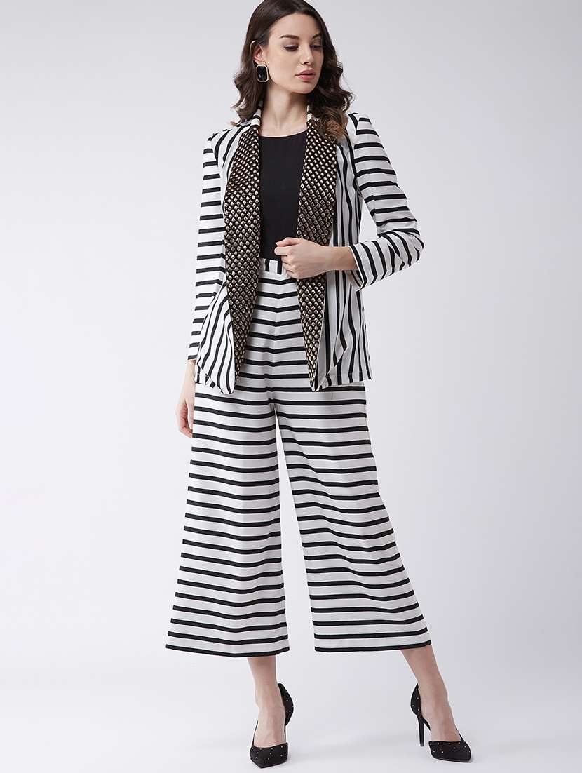 multi colored polyester full leg  jumpsuit