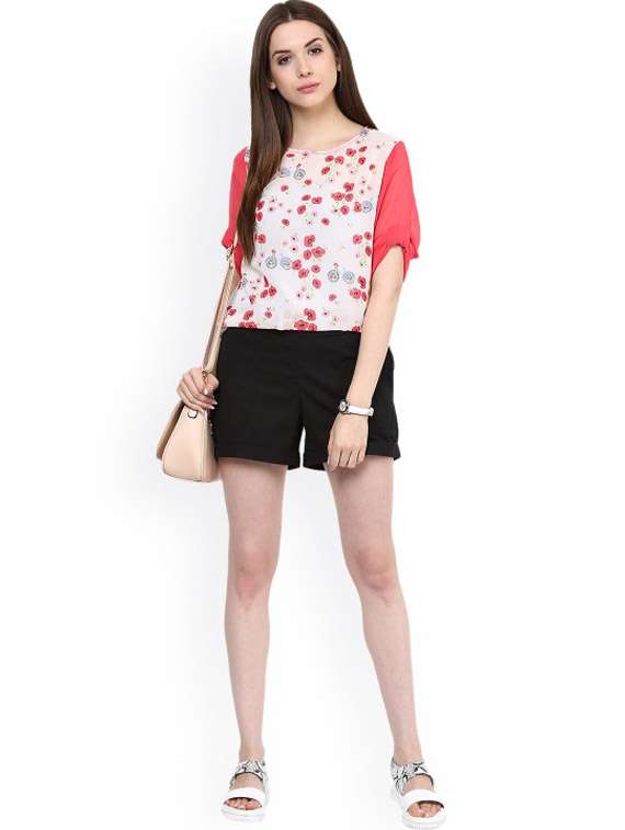 women floral printed round neck regular top - 21651351 - Standard Image - 3