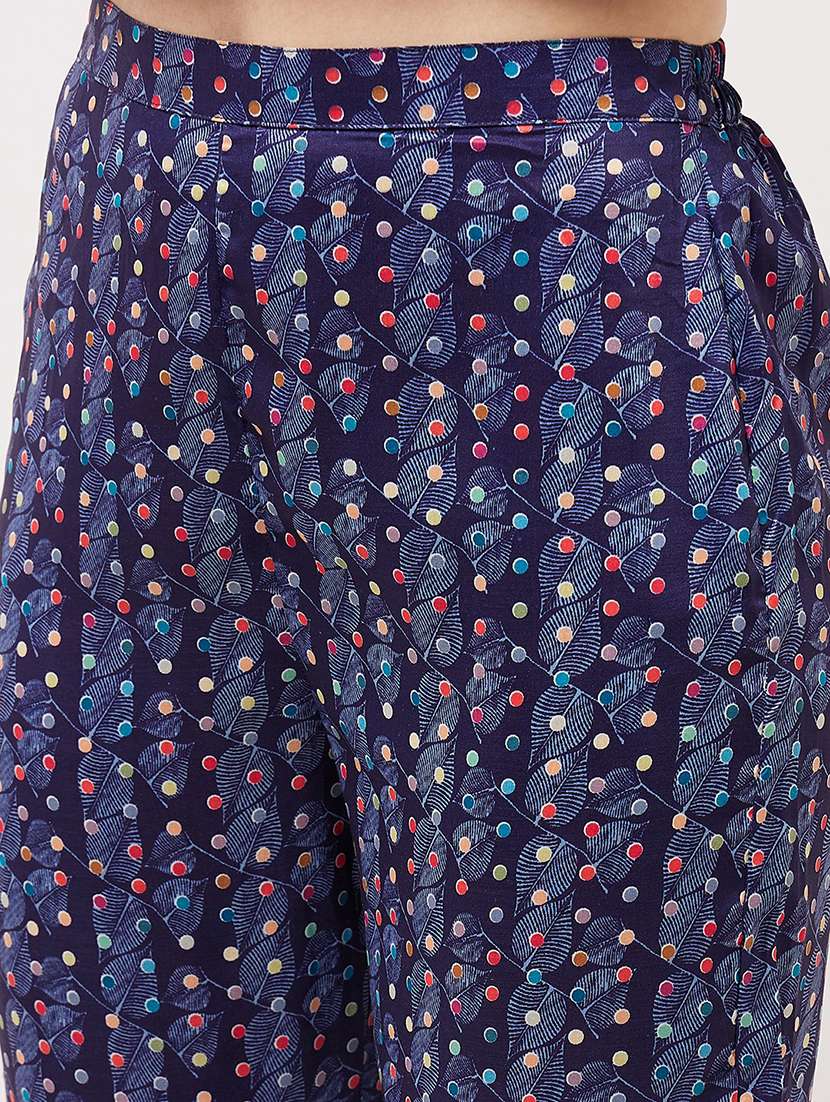 women printed top and trouser co-ord set - 21651482 - Standard Image - 5