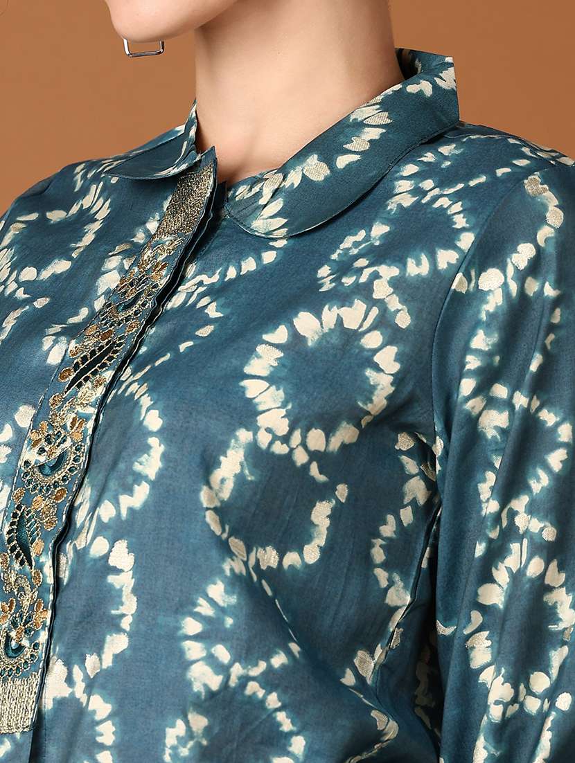 women printed top and trouser co-ord set - 21651535 -  Standard Image - 5