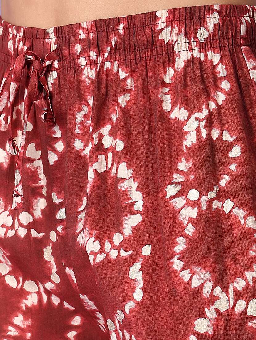 women printed top and trouser co-ord set - 21651536 -  Standard Image - 5