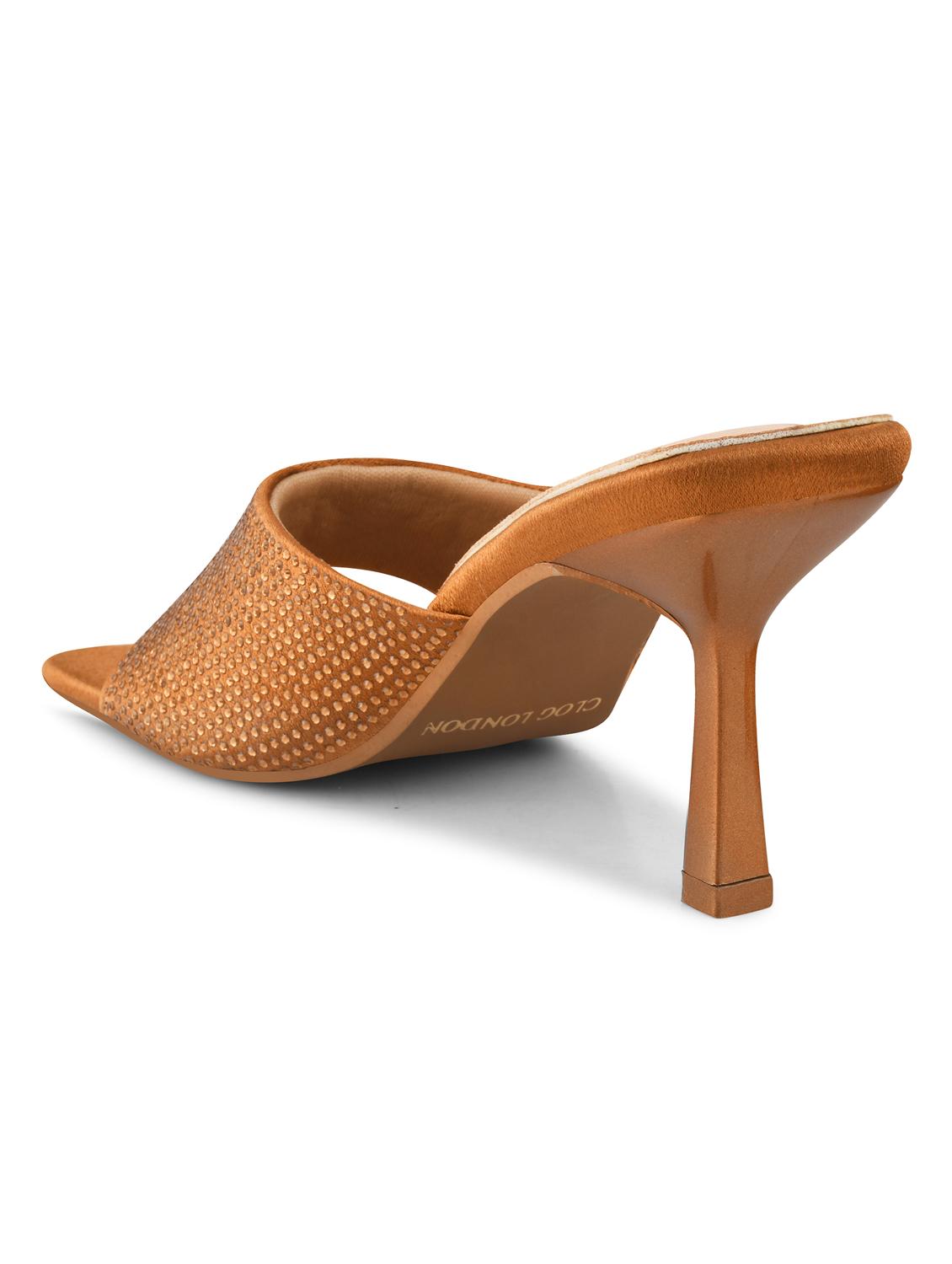 women brown kitten heel sandals - 21651886 - Standard Image - 10