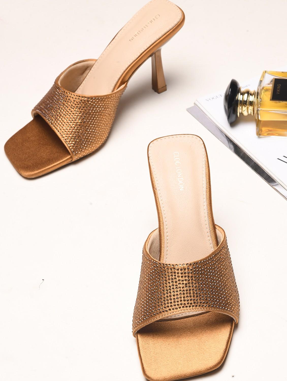 women brown kitten heel sandals - 21651886 - Standard Image - 3