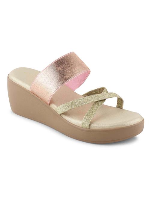 women gold embellished wedges - 21651888 -  Standard Image - 0