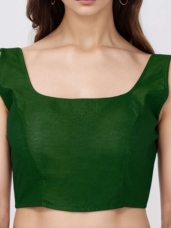 women solid sleeveless stitched blouse - 21651905 - Standard Image - 3
