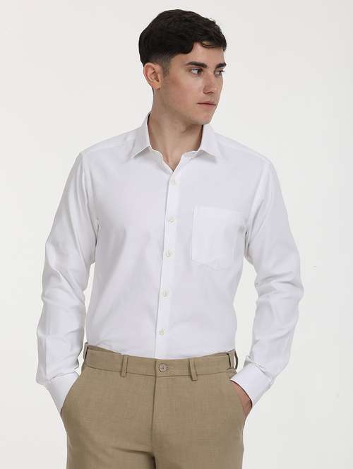 men solid long sleeve formal shirt - 21651953 -  Standard Image - 0