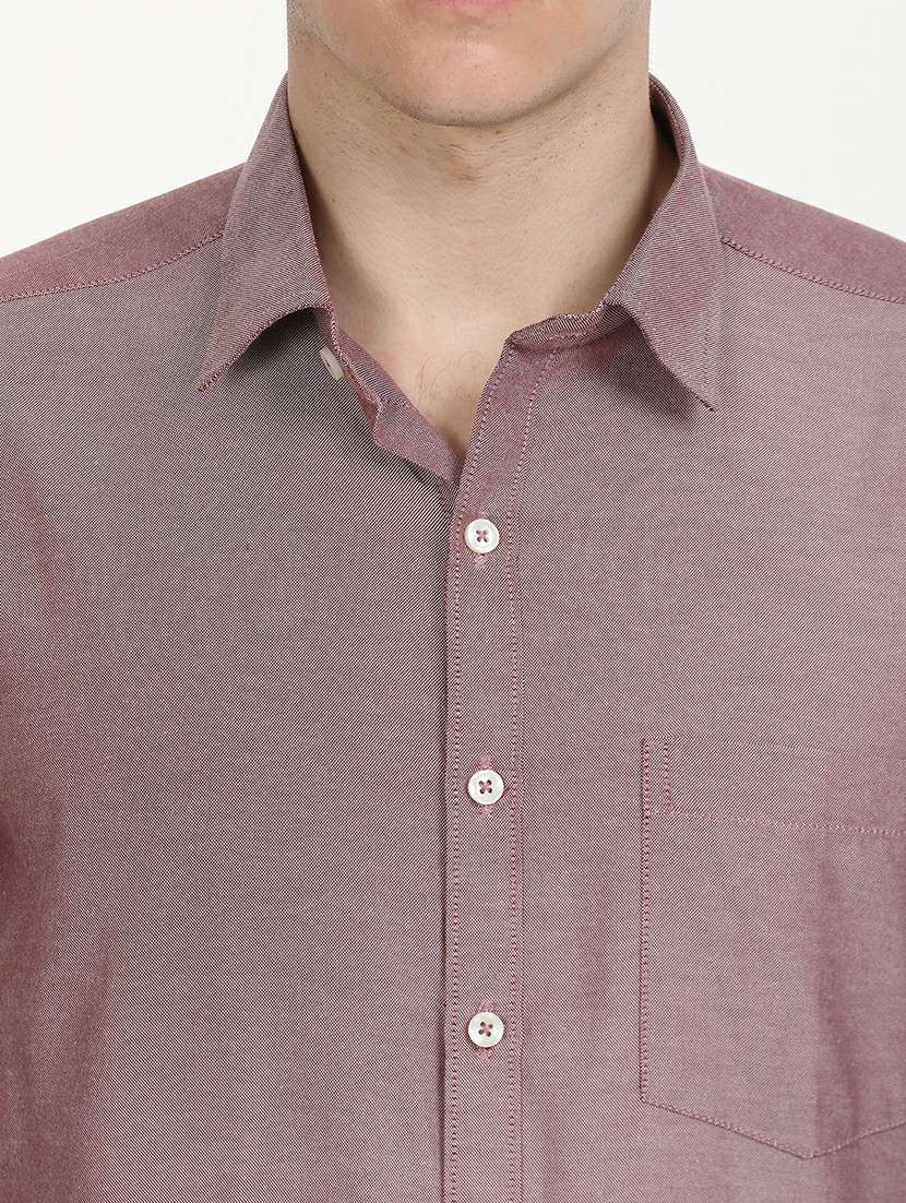 men solid long sleeve formal shirt - 21651956 -  Standard Image - 5