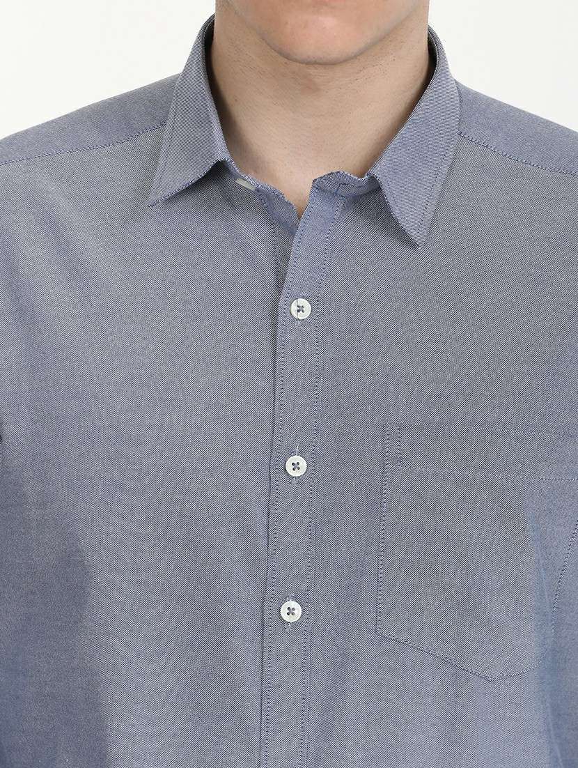 men solid long sleeve formal shirt - 21651958 -  Standard Image - 5