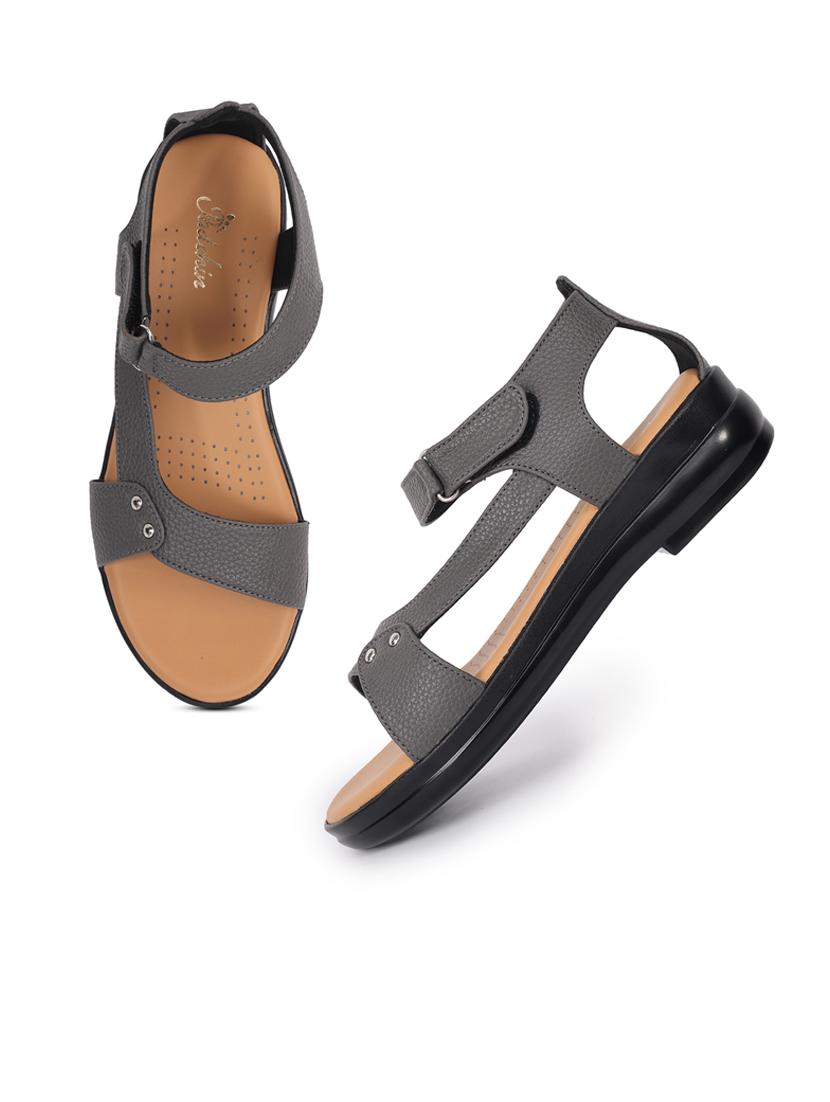 women solid ankle strap sandal - 21652564 - Standard Image - 3