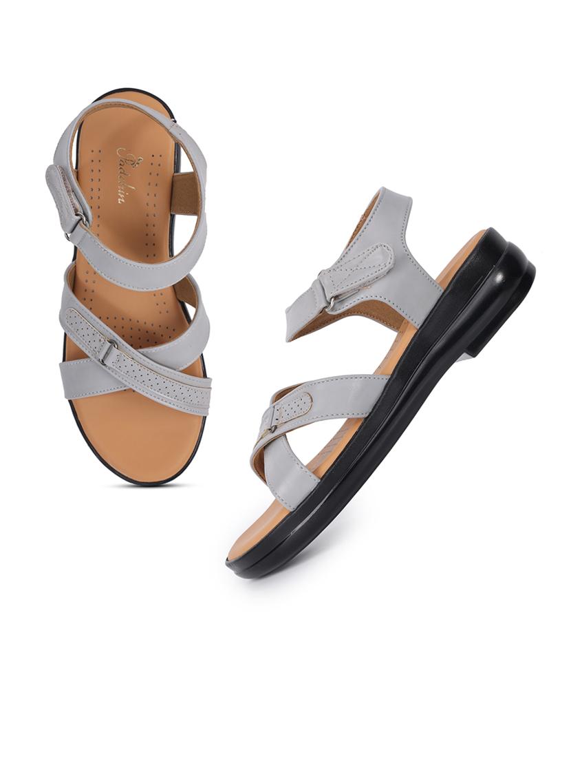 women solid ankle strap flat - 21652569 - Standard Image - 3