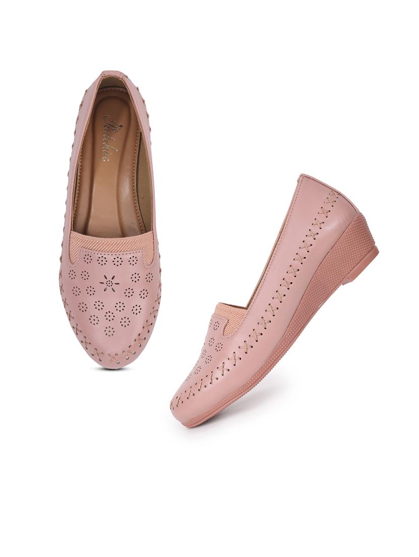 women pink slip on loafer - 21652642 - Standard Image - 3