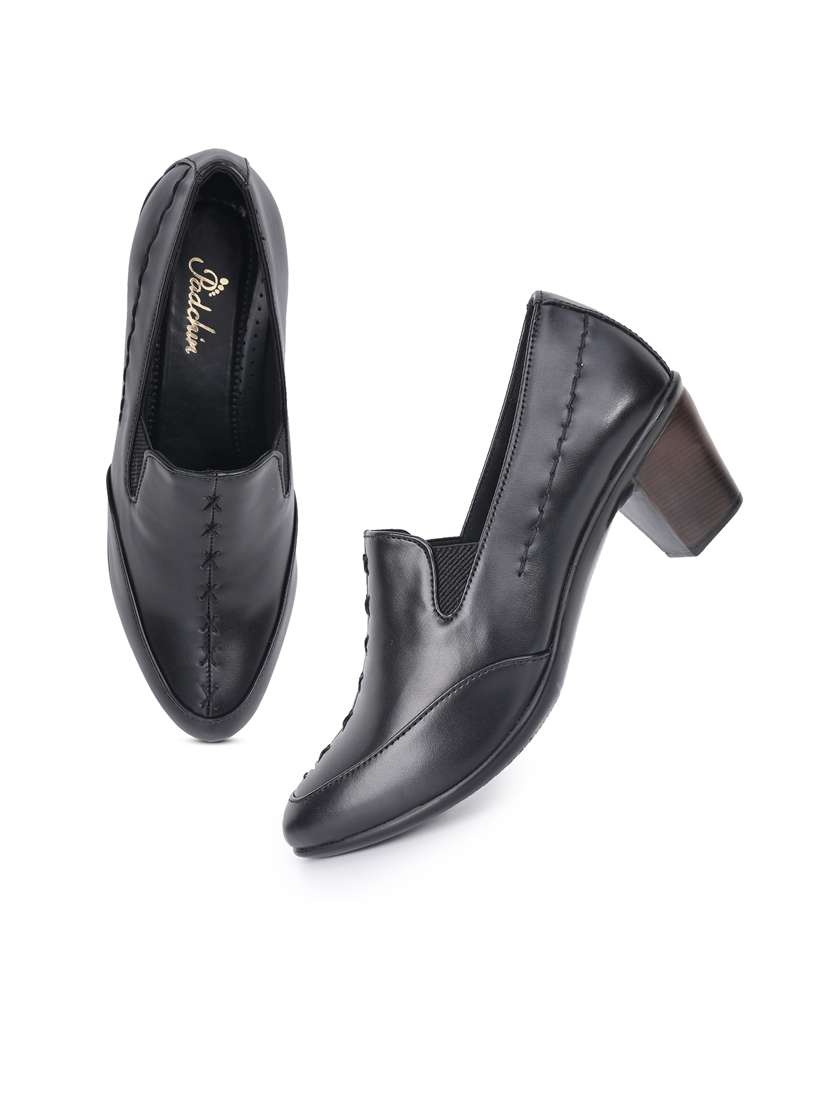 women black slip on pump - 21652652 -  Standard Image - 3