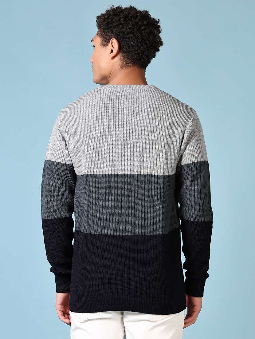 men self design long sleeve pullover - 21652734 -  Standard Image - 3