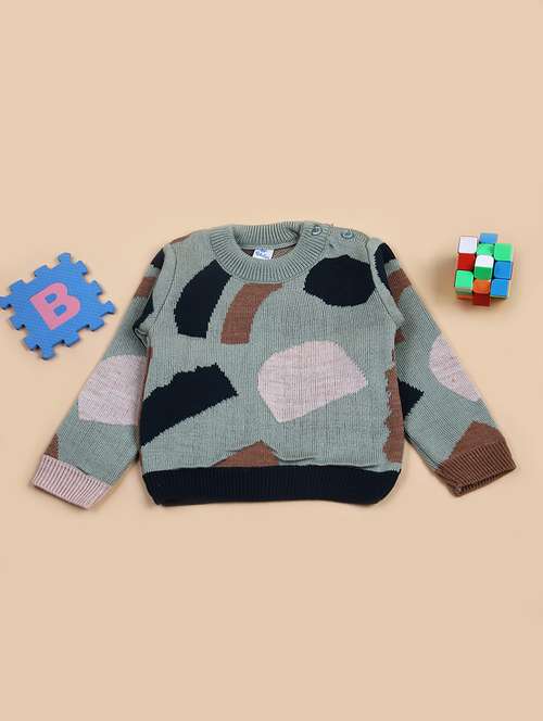 kids acrylic long sleeve sweater - 21652748 -  Standard Image - 0