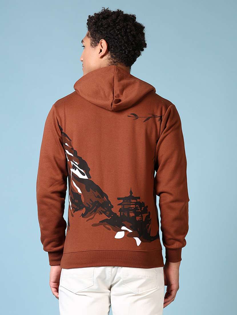 men long sleeves front & back print sweatshirt - 21652787 -  Standard Image - 3