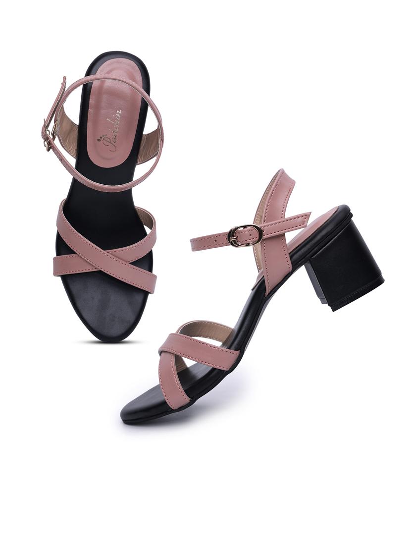 women solid ankle strap sandal - 21652899 - Standard Image - 3