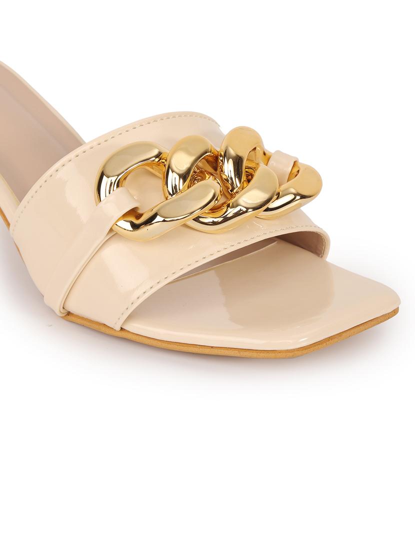 women embellished square toe block heel sandals - 21652903 - Standard Image - 5