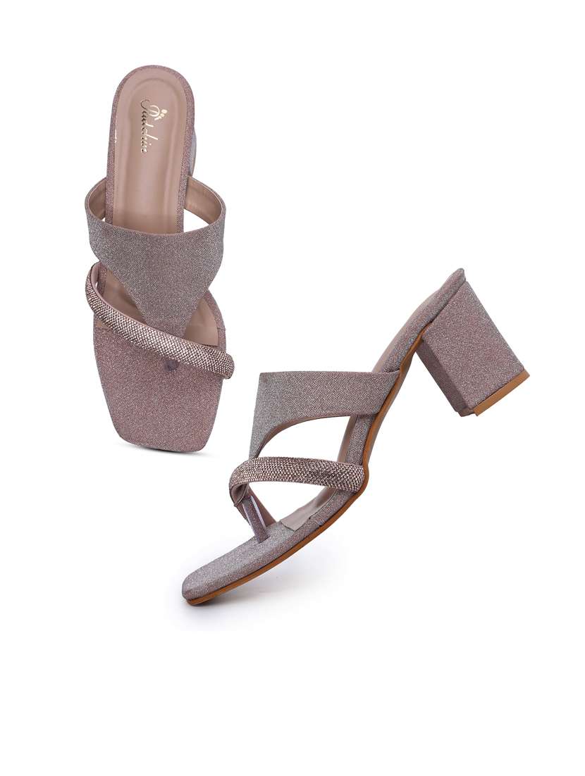 mauve pu slip on sandals - 21652906 -  Standard Image - 3