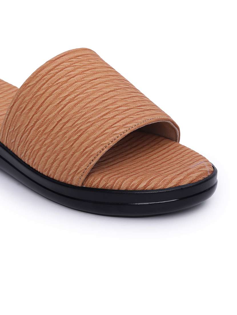 women textured slip on sandals - 21652907 -  Standard Image - 5