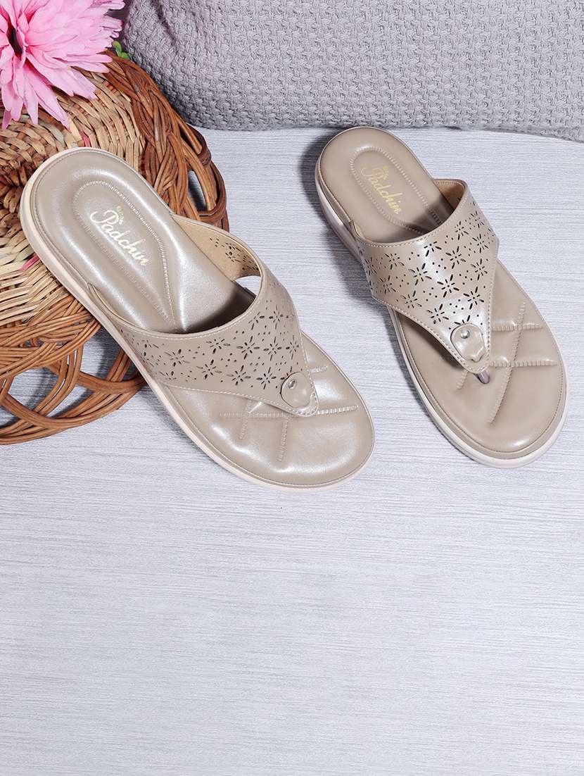 women cut work platform wedge