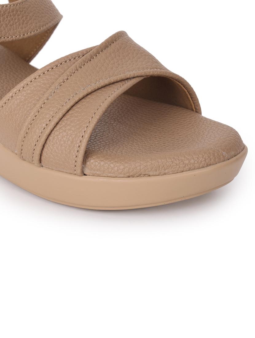 women solid ankle strap wedge - 21652928 - Standard Image - 5