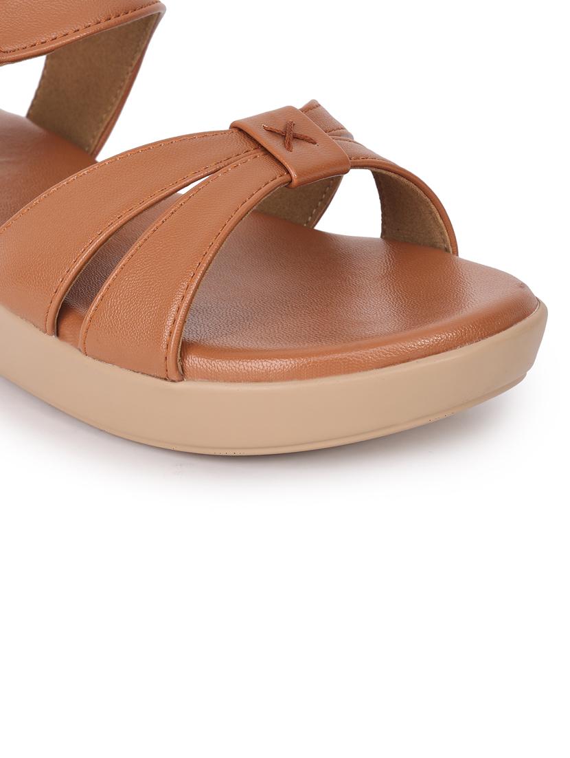 women solid ankle strap wedge - 21652934 - Standard Image - 5