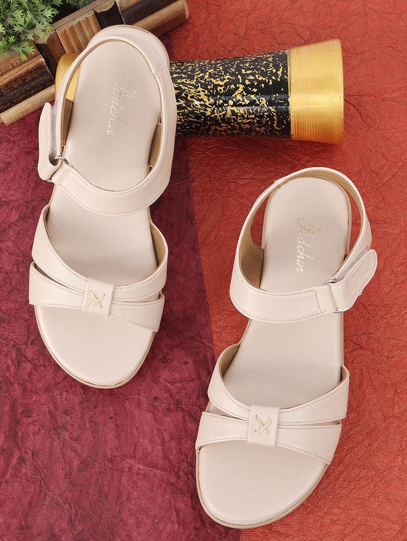 women solid ankle strap wedge - 21652935 - Zoom Image - 0
