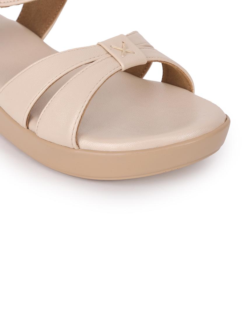 women solid ankle strap wedge - 21652935 - Standard Image - 5