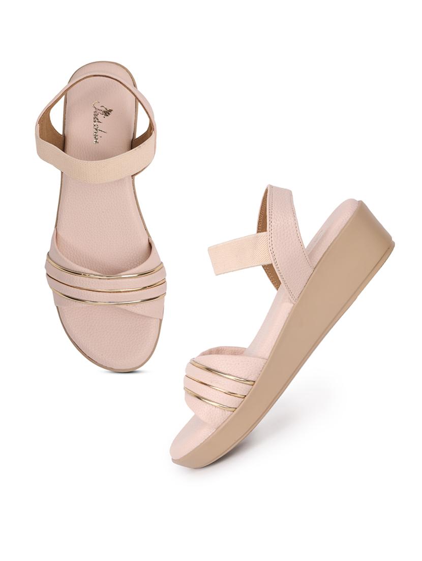 women solid ankle strap wedge - 21652936 - Standard Image - 3