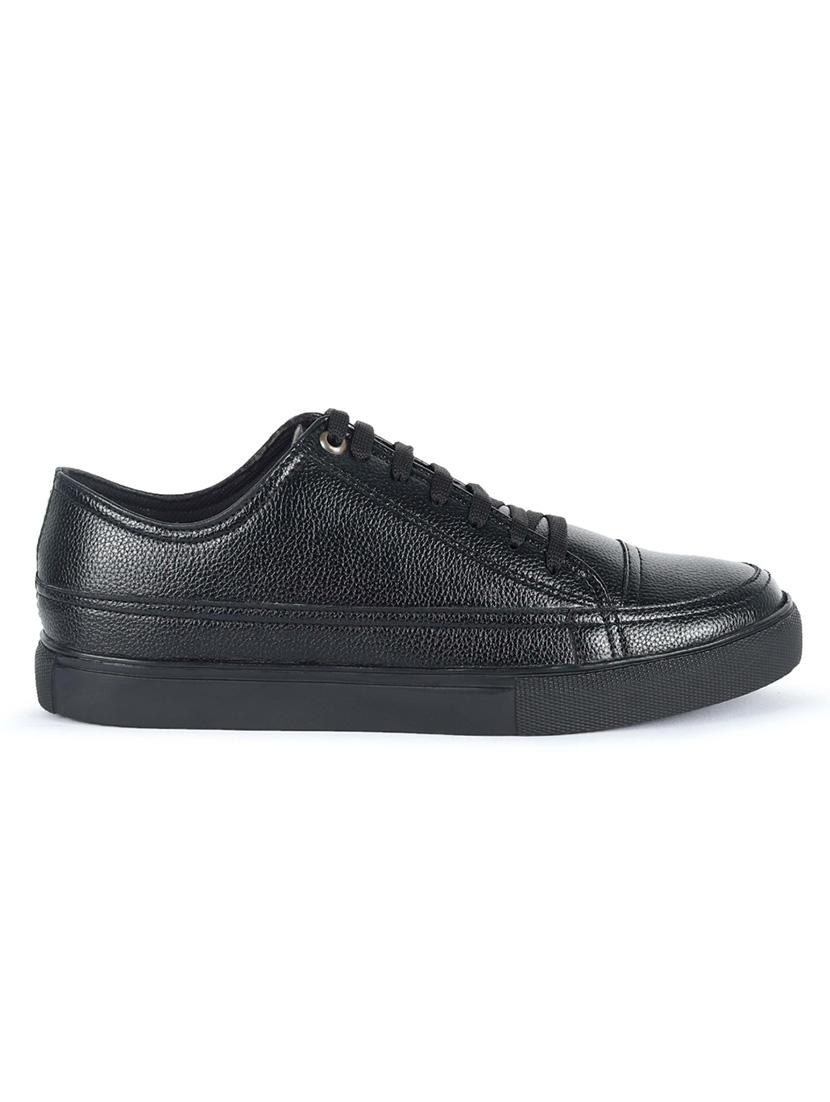 men solid lace up sneakers - 21652950 - Standard Image - 3