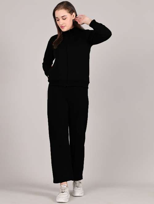 women solid long sleeves winter wear set - 21652953 - Standard Image - 0