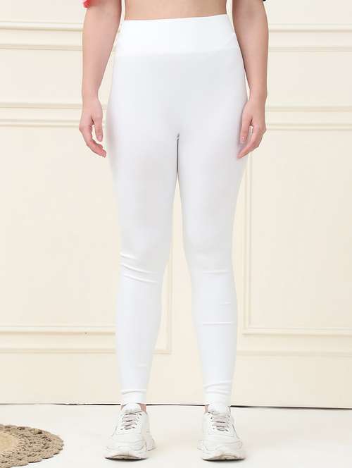 women high rise solid tights - 21652999 -  Standard Image - 0