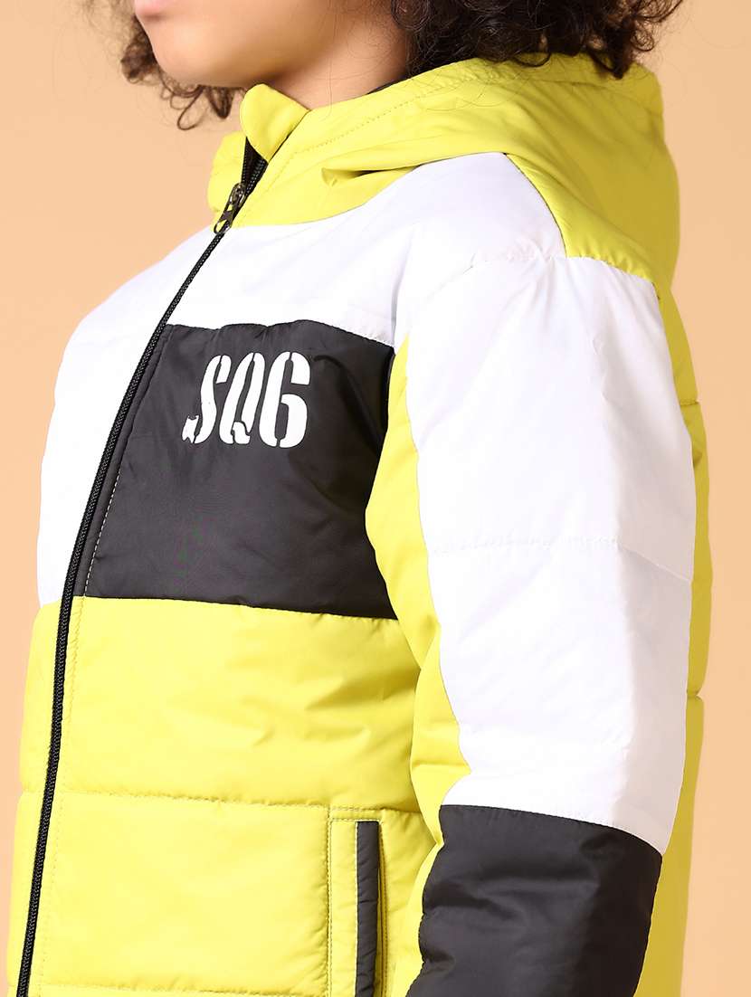 boys color block long sleeve quited jacket  - 21653135 -  Standard Image - 5
