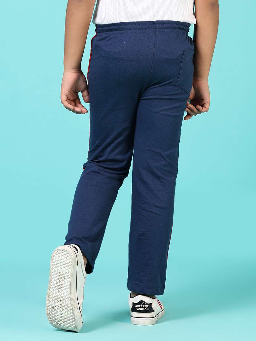 boys solid mid rise track pant - 21653136 -  Standard Image - 3