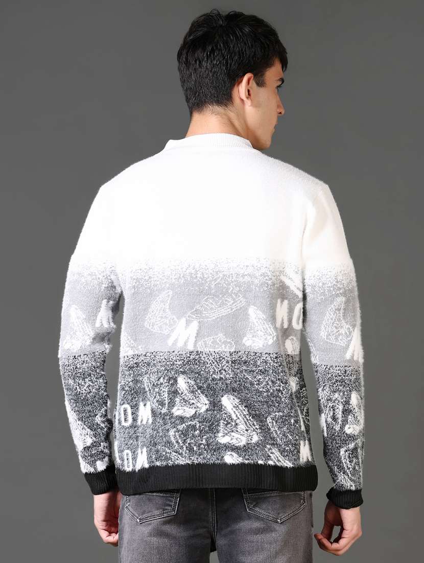 men acylic long sleeve pullover - 21653217 -  Standard Image - 3