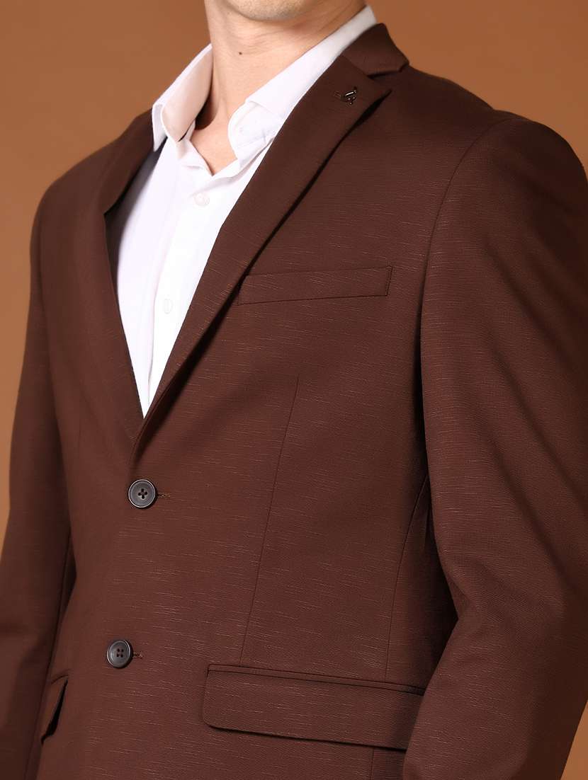 men solid long sleeve single breasted casual blazer - 21653218 -  Standard Image - 5