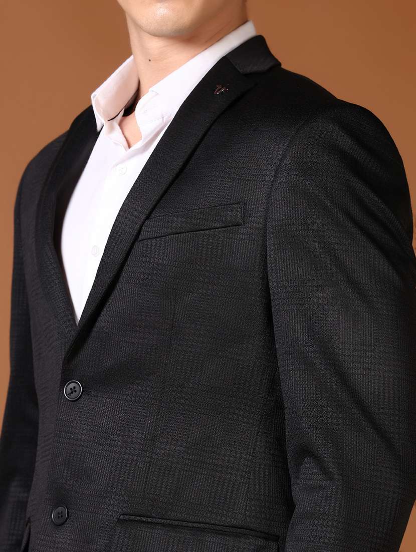 men solid long sleeve single breasted casual blazer - 21653220 -  Standard Image - 5