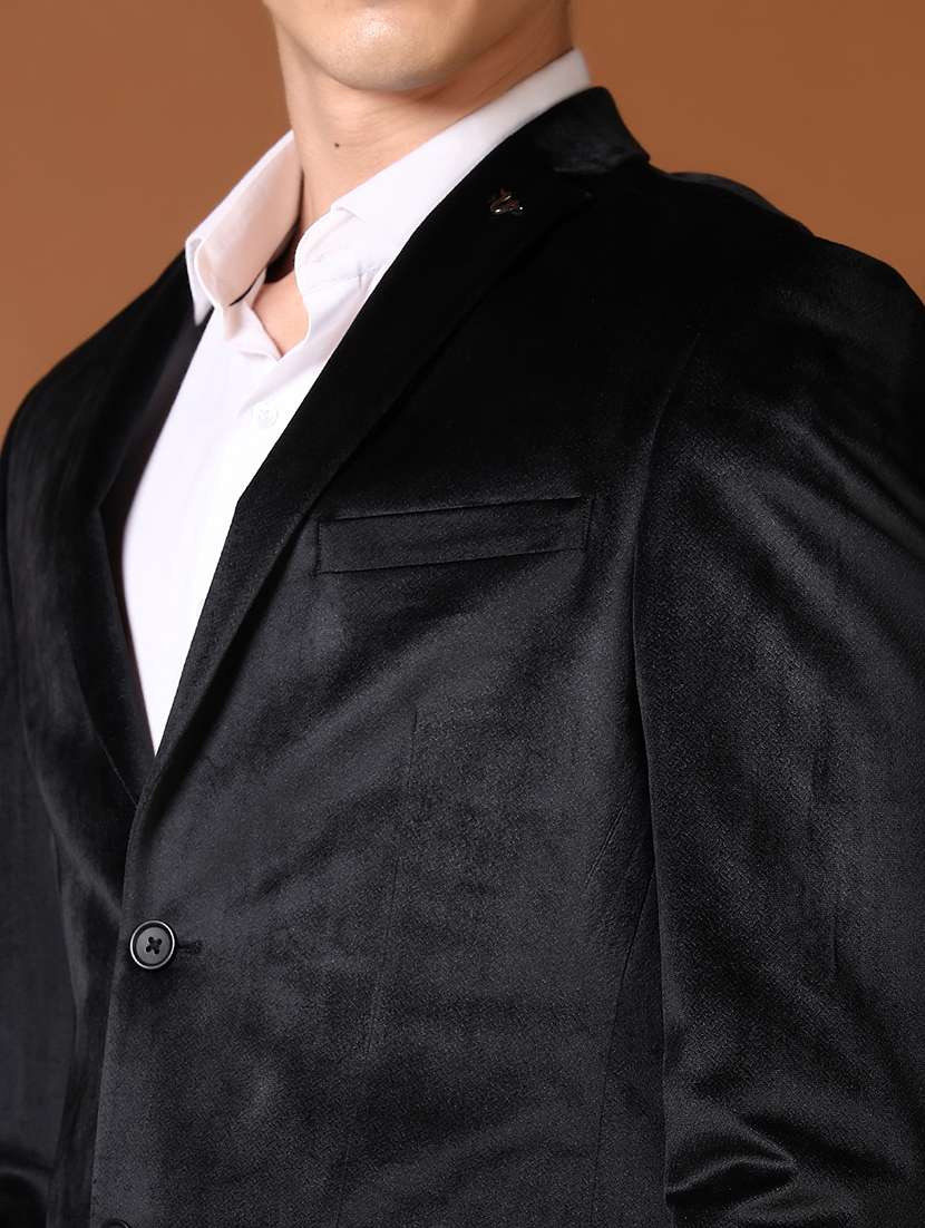 men solid long sleeve single breasted casual blazer - 21653222 -  Standard Image - 5