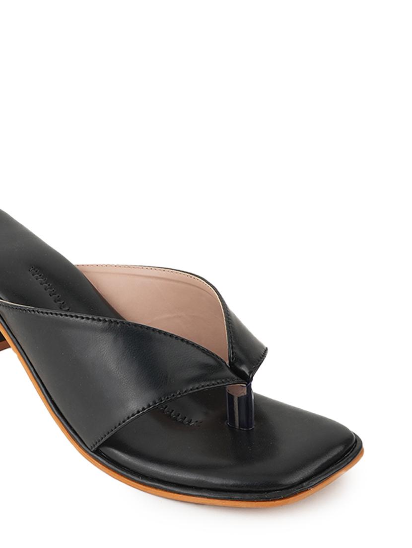 women slip on block heel sandal - 21653497 - Standard Image - 5