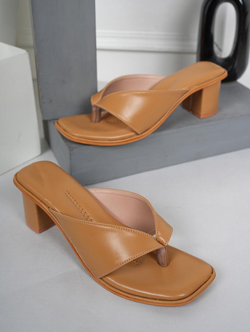 women slip on block heel sandal - 21653499 - Zoom Image - 0
