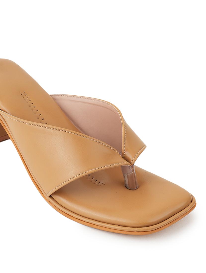 women slip on block heel sandal - 21653499 - Standard Image - 5