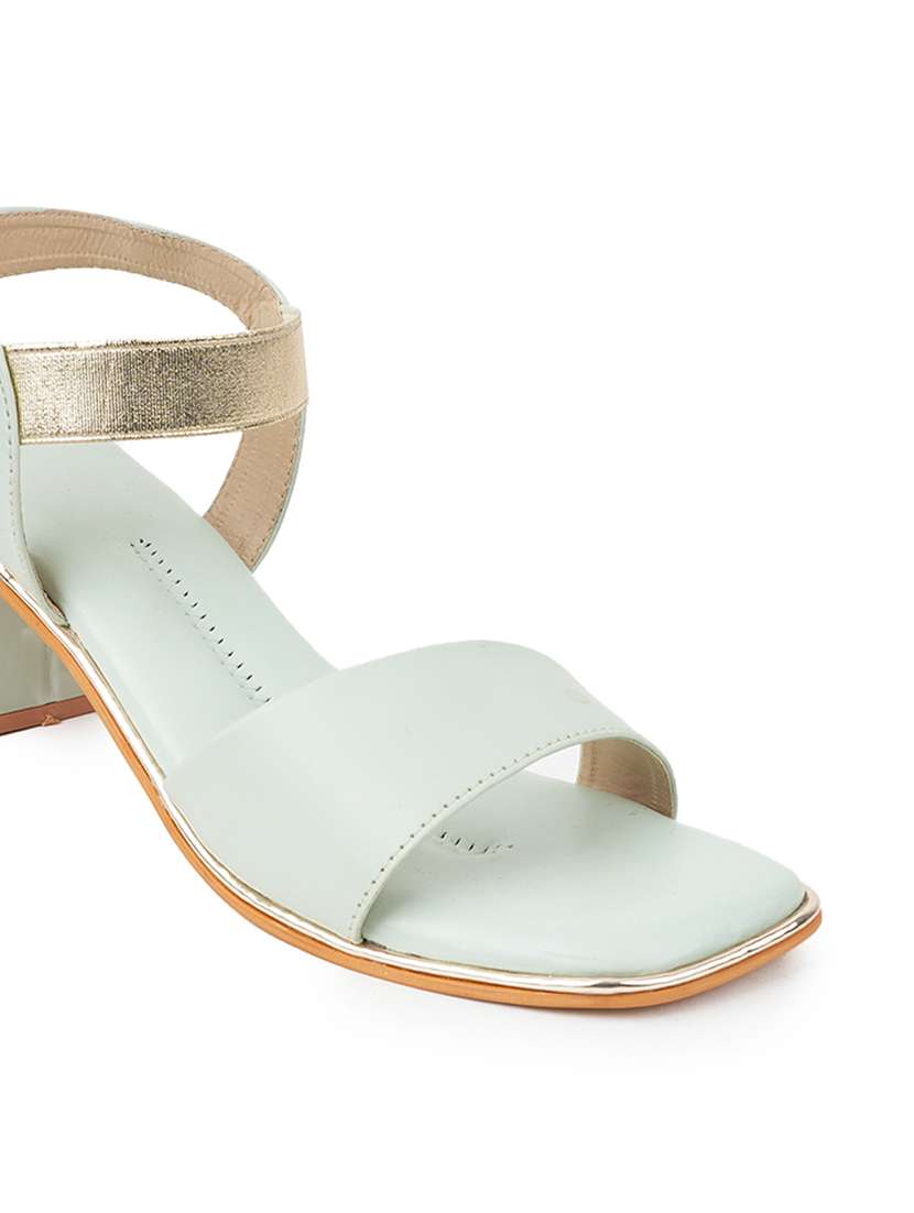 women solid block heel sandal - 21653506 - Standard Image - 5