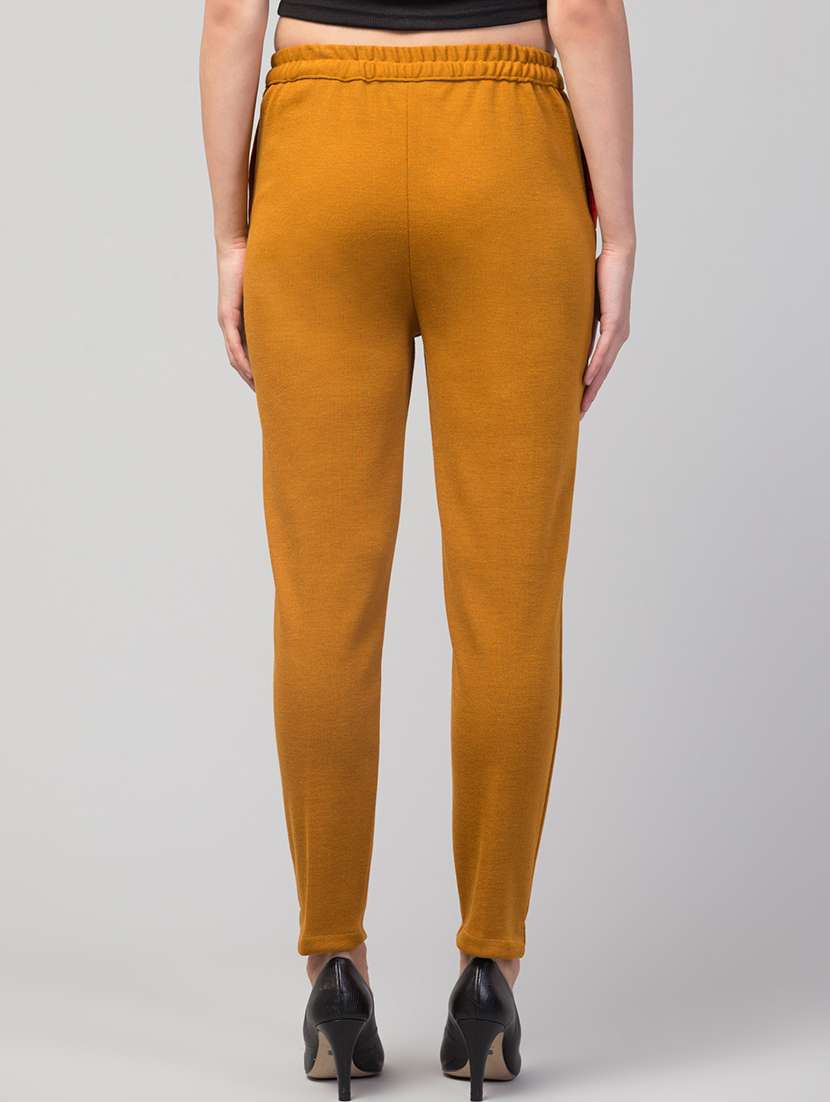yellow wool trousers - 21659477 - Standard Image - 3